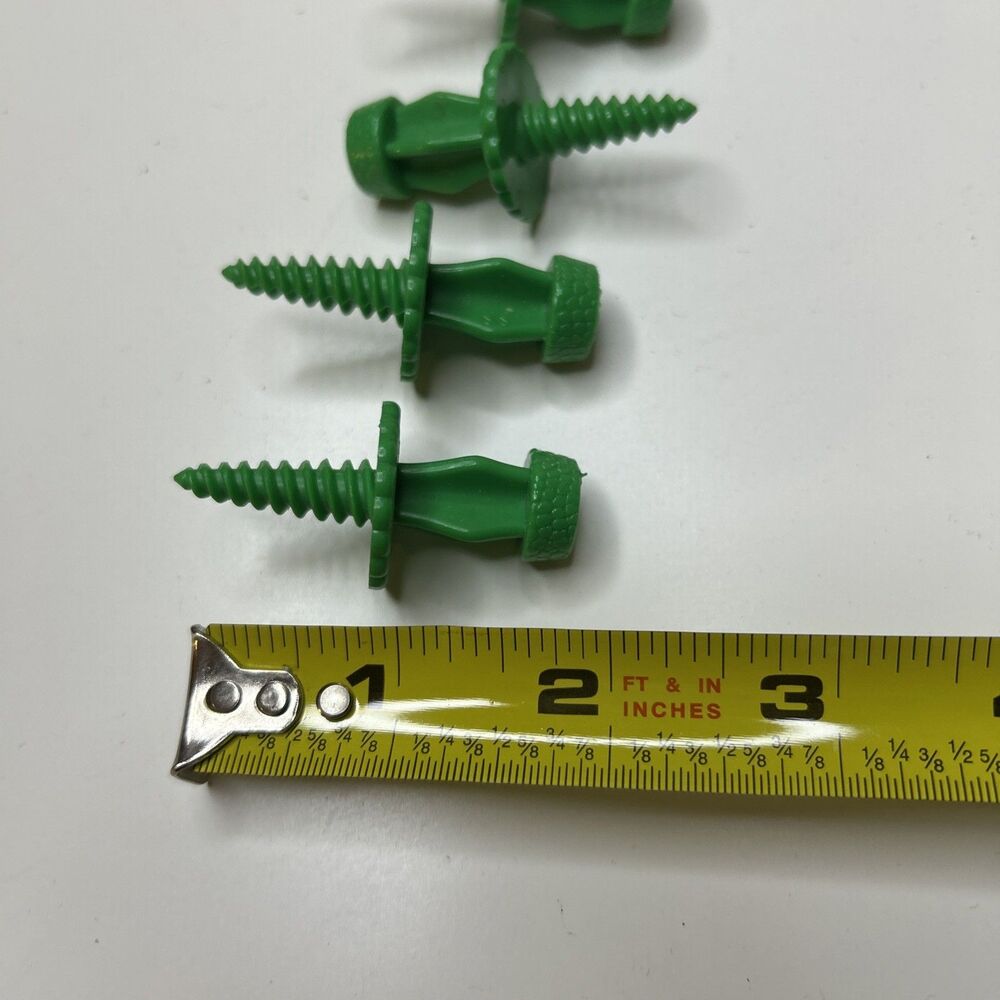 Vintage Corn Cob Holders Green Plastic  Set Of 4 - Picture 2 of 4